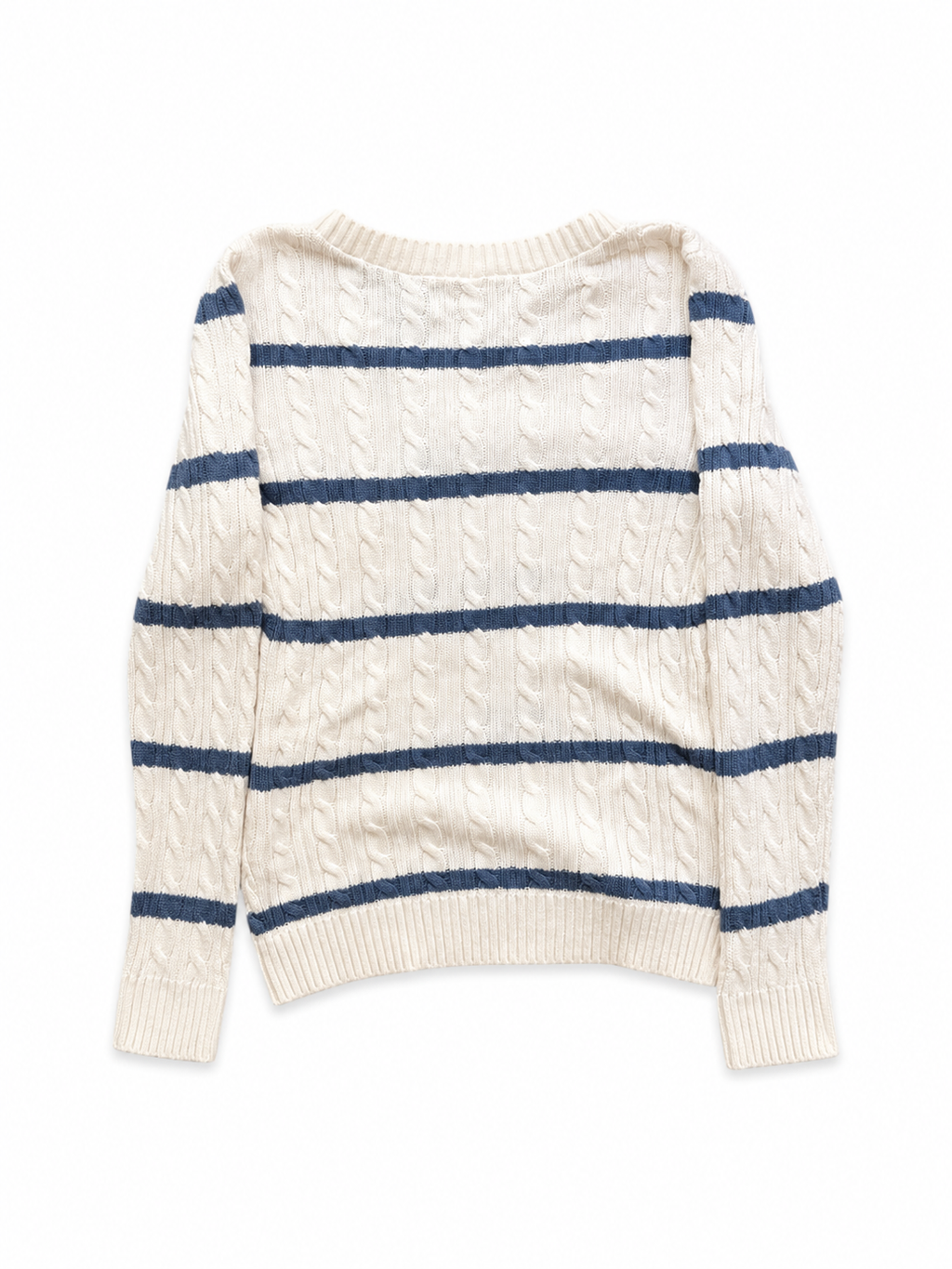 Hollister Jumper (White/Navy)