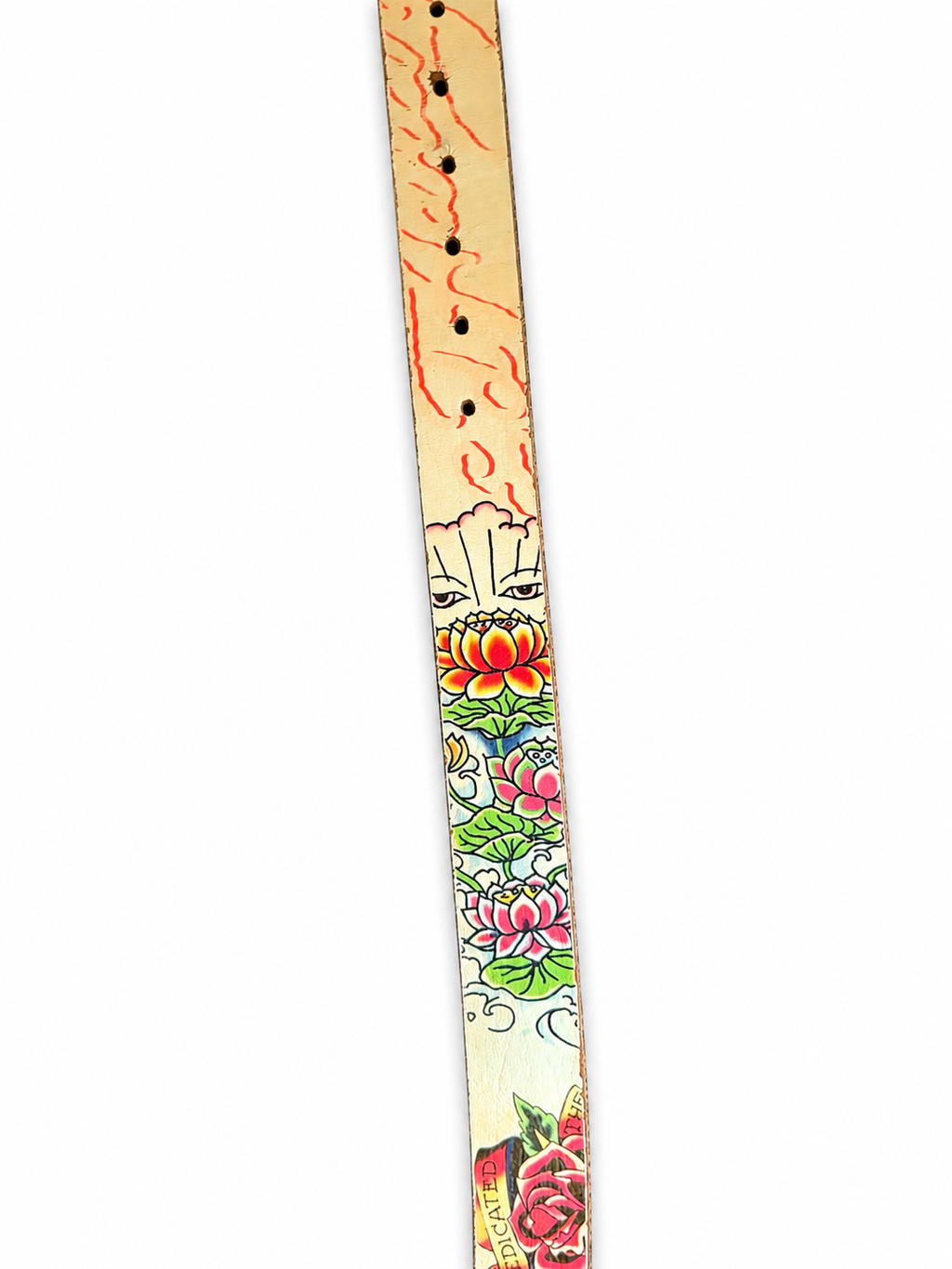Vintage Ed Hardy Real Leather Belt (28in)