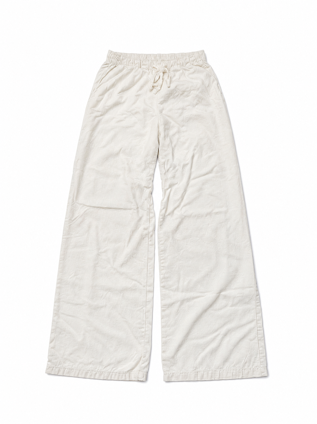 Subdued Linen Trousers (White)