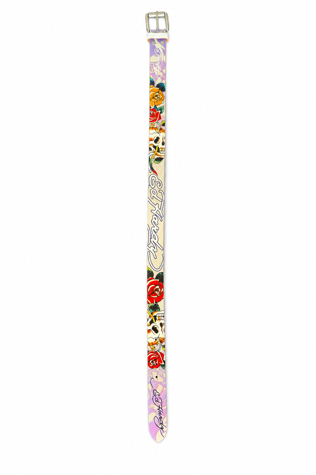 Vintage Ed Hardy Real Leather Belt (28in)
