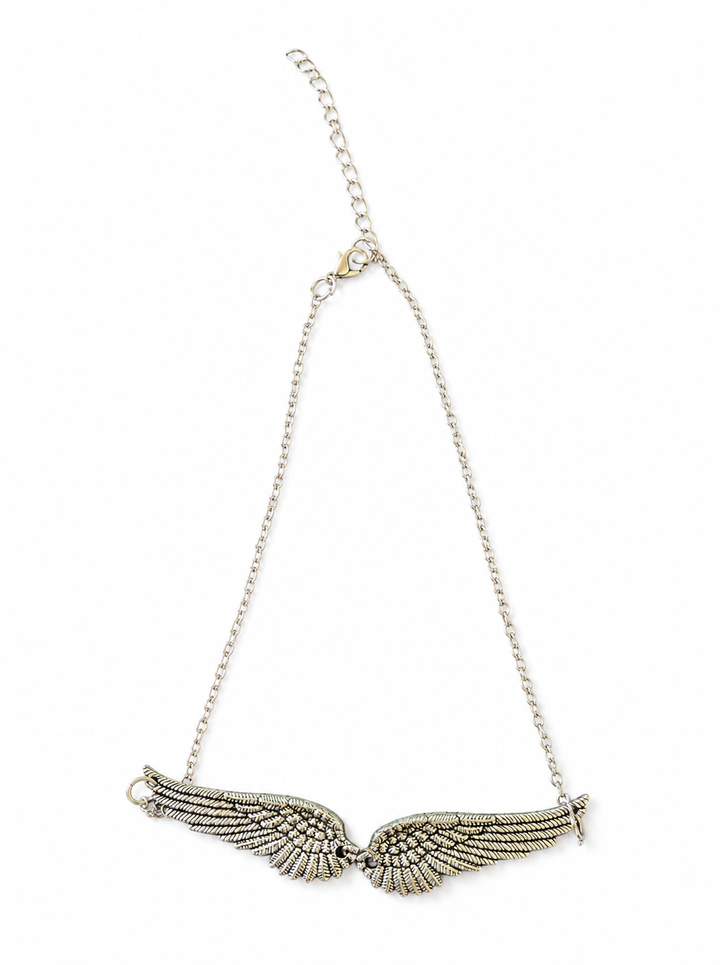 Silver Angel Wings Necklace