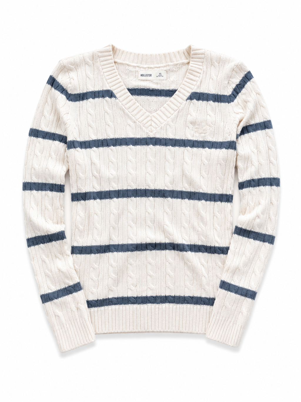 Hollister Jumper (White/Navy)