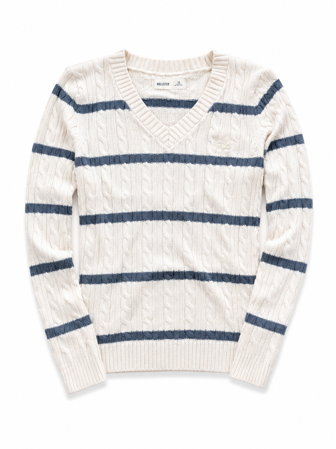 Hollister Jumper (White/Navy)